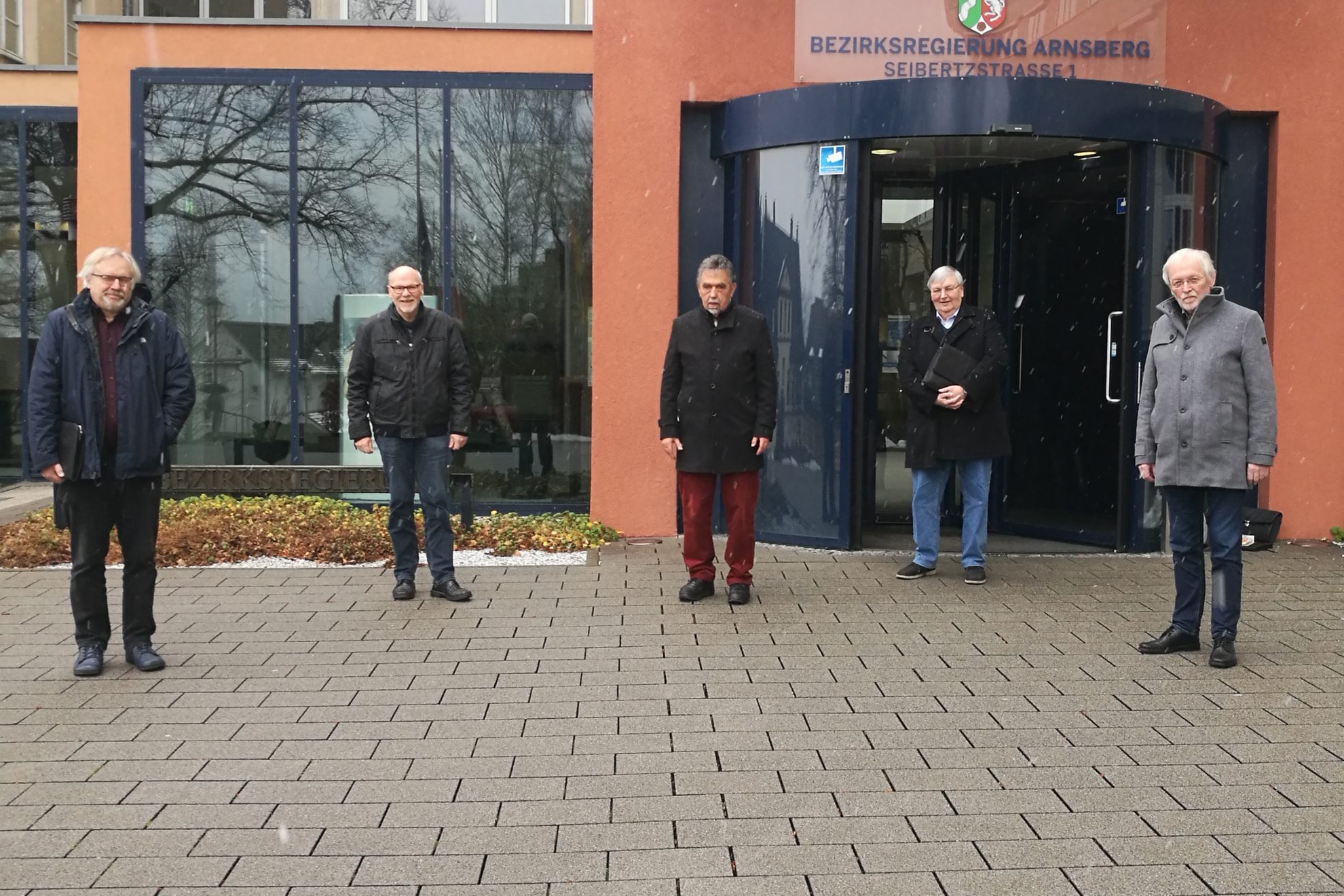 v.l.n.r.: Harald Metzger, Bernd Müller, Hans-Walter Schneider, Bernd Banschkus, Karl Ludwig Völkel